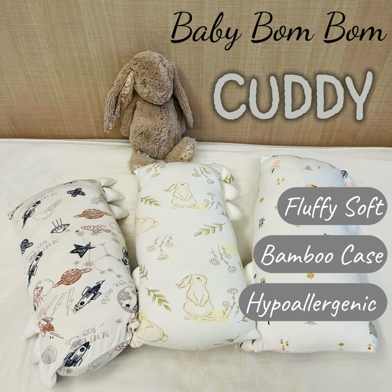 Toddler Pillow Sleep Buddy Pillow Case Soft Fluffy Baby Kid Bamboo