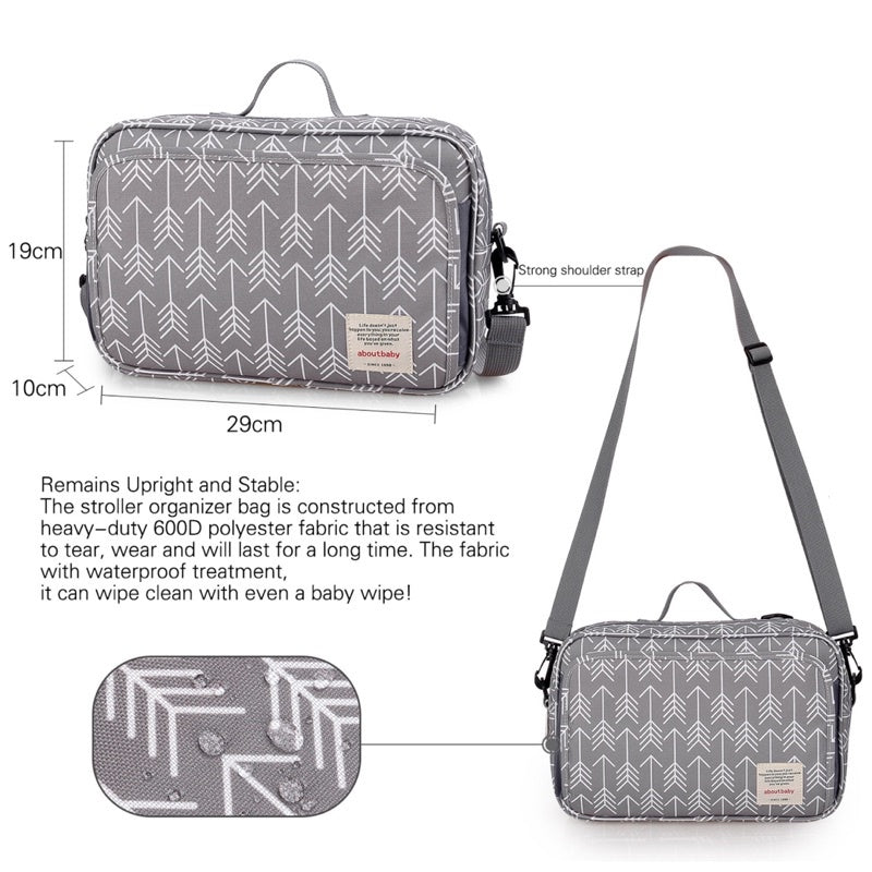 Premium Compact Baby Diaper Stroller Bag