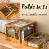 Foldable Stackable Storage Box Cabinet Container