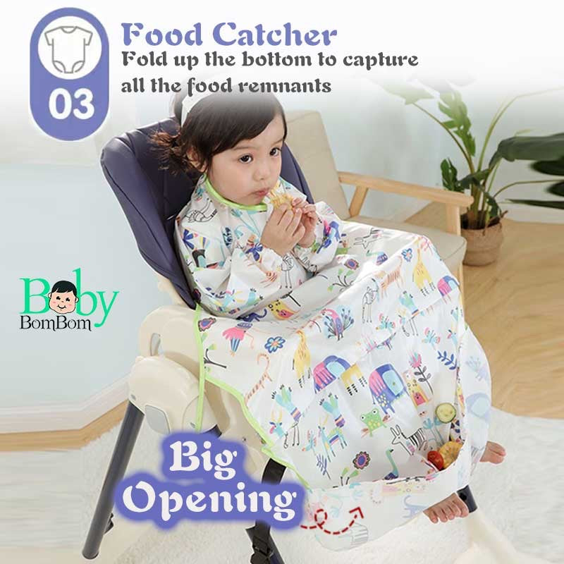 3 in 1 BLW Baby Bib For Versatile Uses