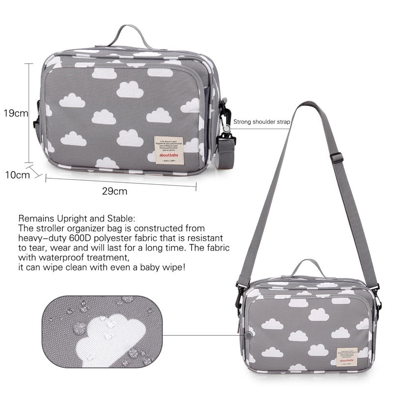 Premium Compact Baby Diaper Stroller Bag