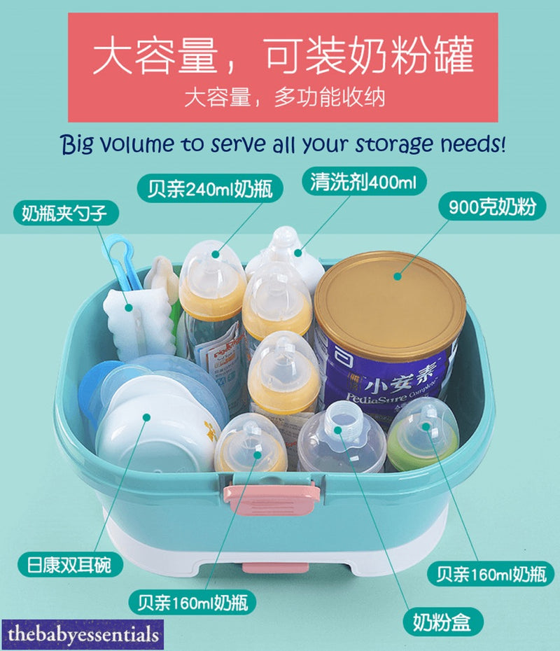 Baby Milk Bottles and Accessories Storage Box