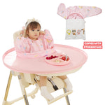 Waterproof Baby Dining BLW Tray With Bib