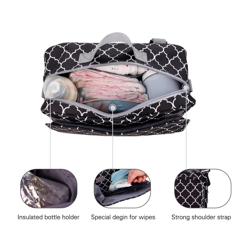 Premium Compact Baby Diaper Stroller Bag