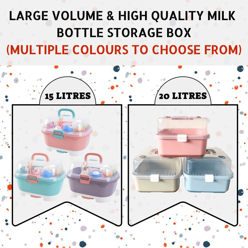 Baby Milk Bottles and Accessories Storage Box