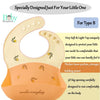 [BABY BOM BOM] Baby Food-grade Silicone Bibs Waterproof