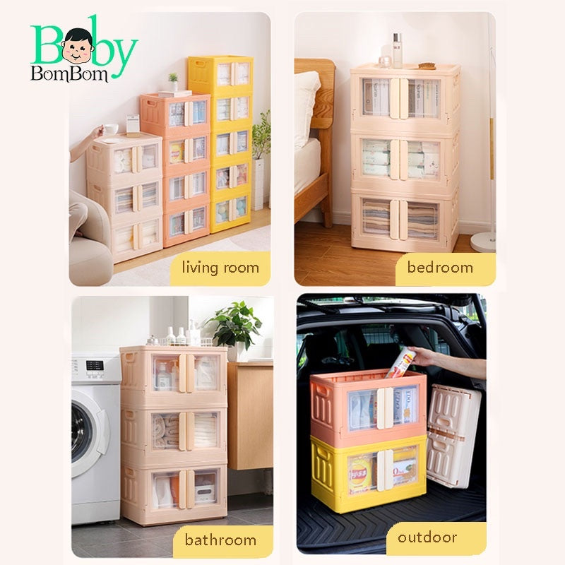 Foldable Stackable Storage Cabinet Box