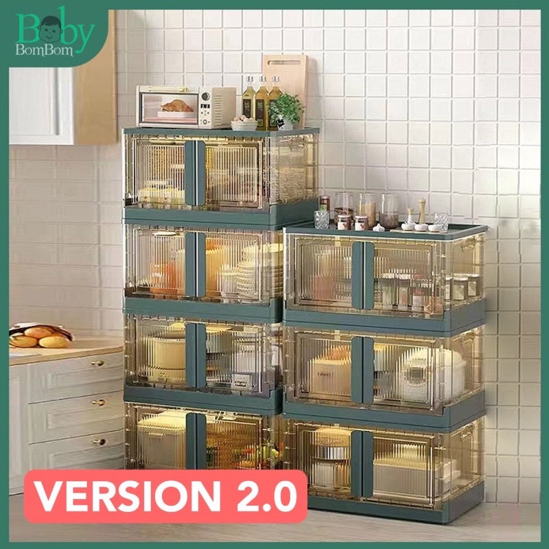 Foldable Stackable Storage Cabinet Box