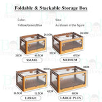 Foldable Stackable Storage Box Cabinet Container