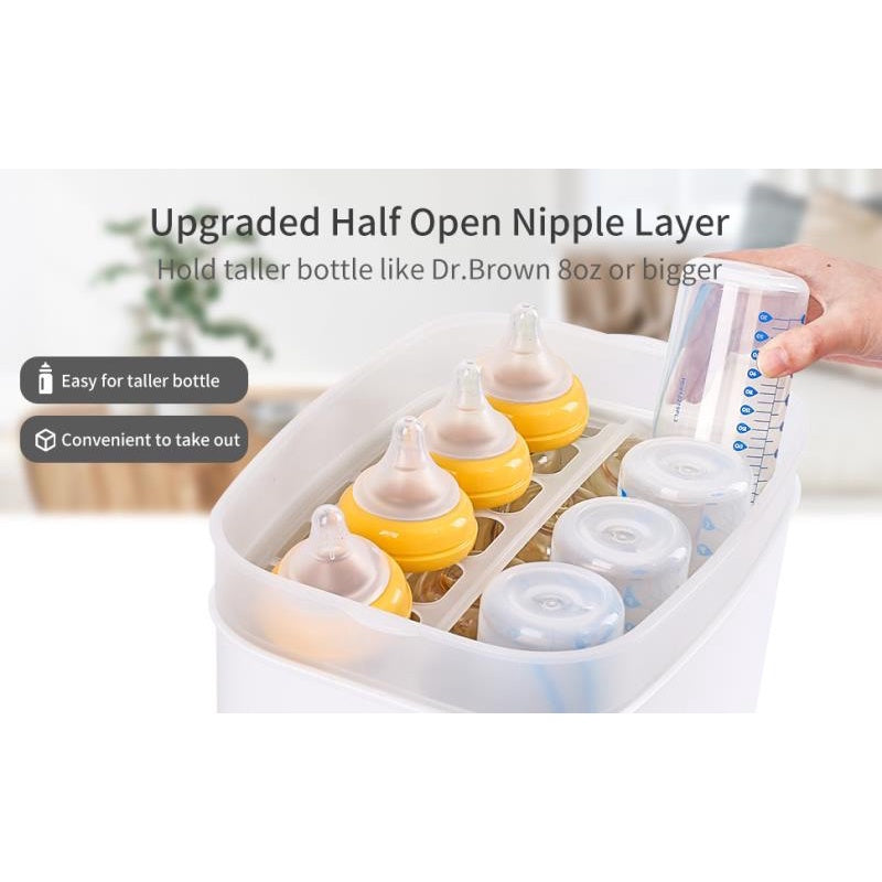 Premium Baby Milk Bottles  & Accessories Steam Steriliser With Dryer Function