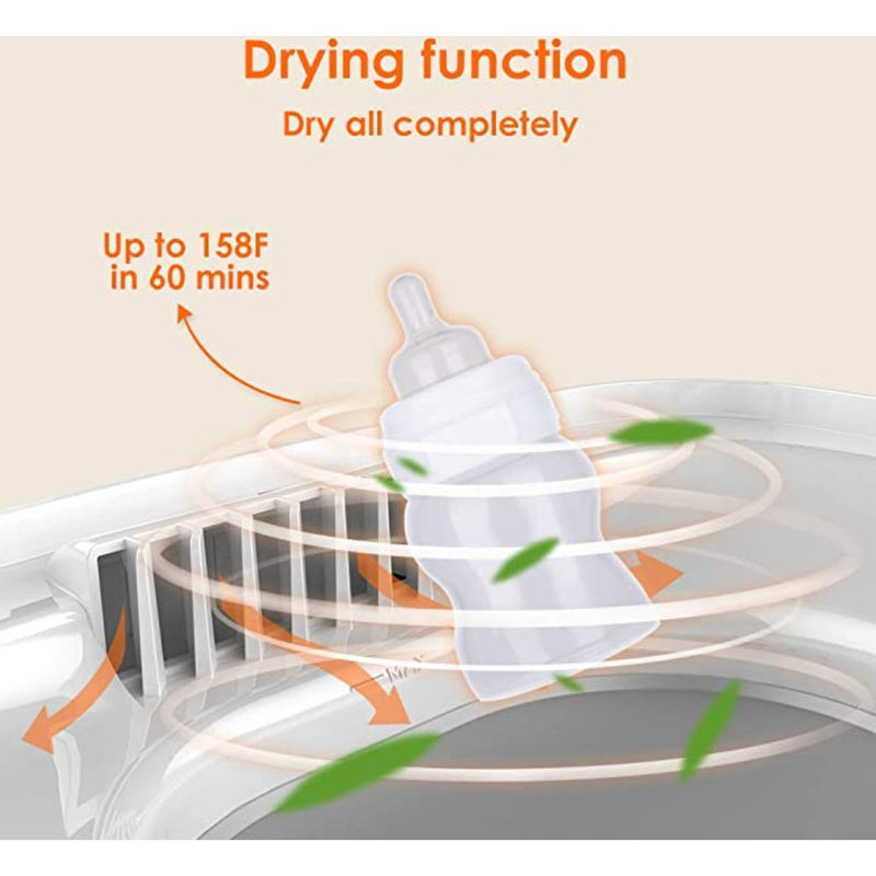 Premium Baby Milk Bottles  & Accessories Steam Steriliser With Dryer Function
