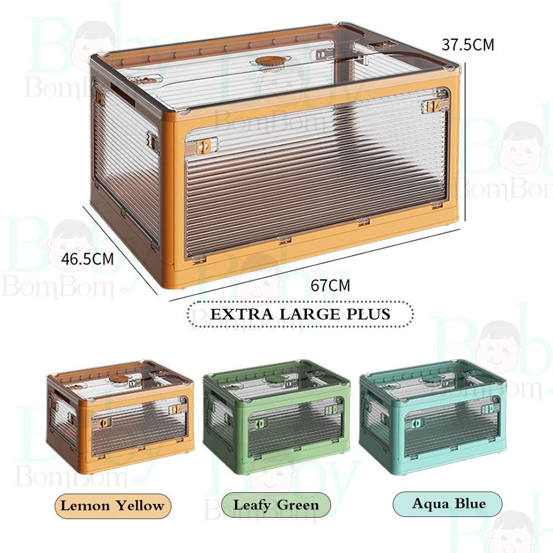 Foldable Stackable Storage Box Cabinet Container