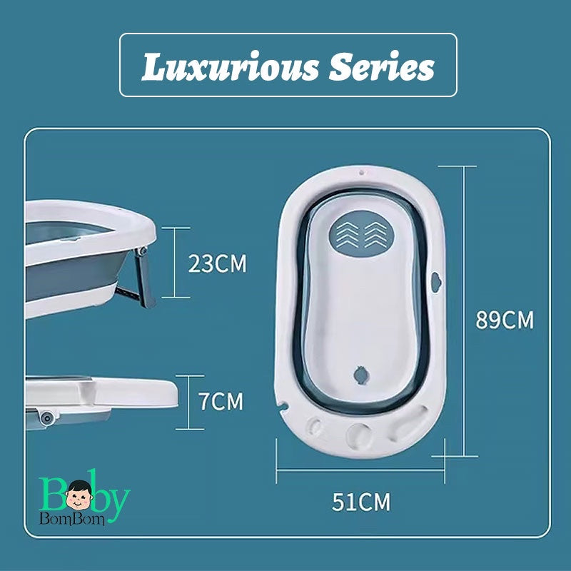 Baby Foldable Bathtub With Temperature Sensor
