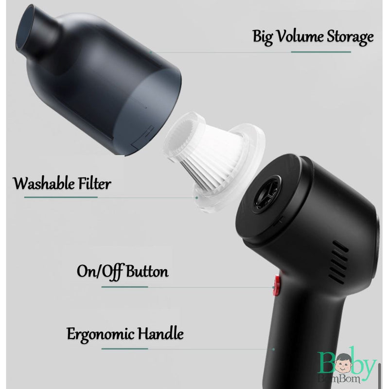 Portable Handheld Wireless Car Vacuum Cleaner