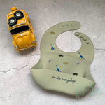 [BABY BOM BOM] Baby Food-grade Silicone Bibs Waterproof