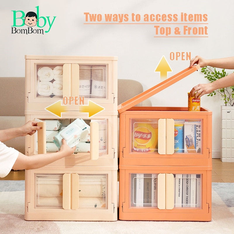 Foldable Stackable Storage Cabinet Box
