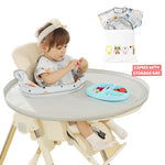 Waterproof Baby Dining BLW Tray With Bib