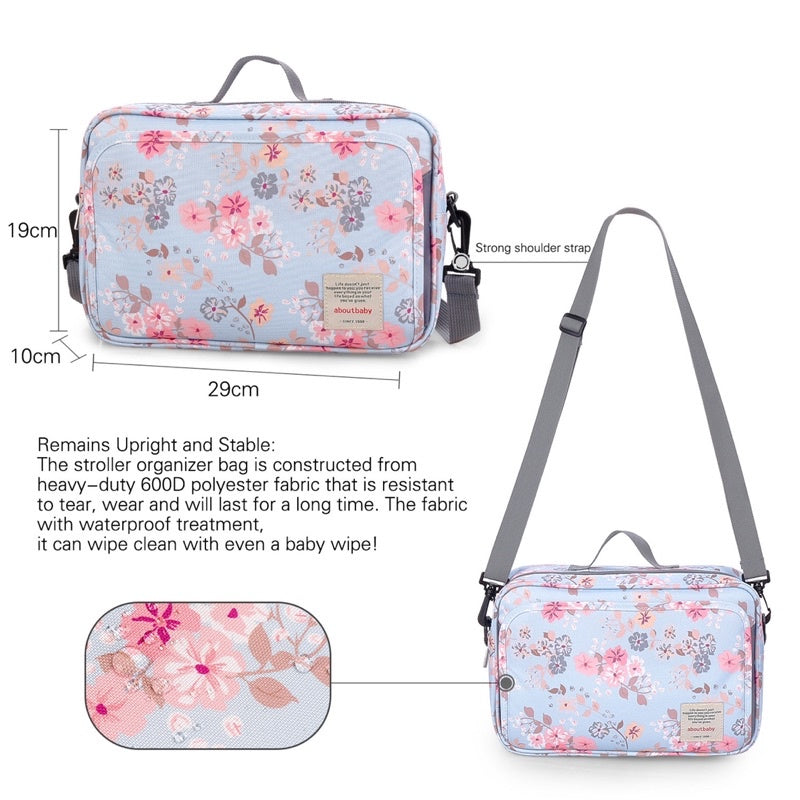 Premium Compact Baby Diaper Stroller Bag