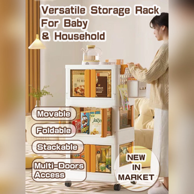 Versatile Storage Rack Trolley For Accessories