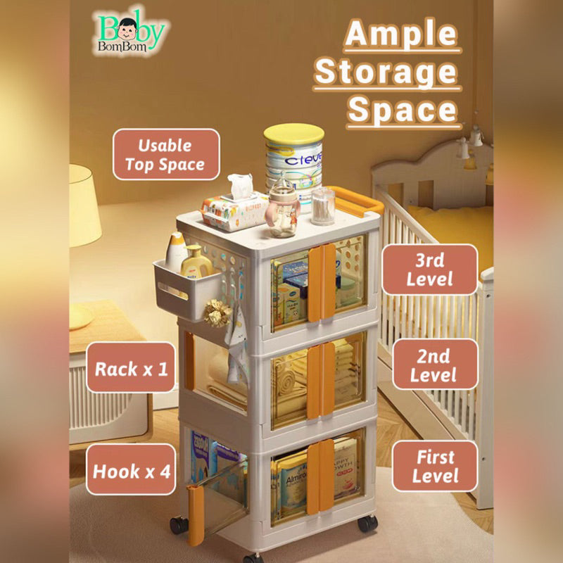Versatile Storage Rack Trolley For Accessories