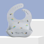 [BABY BOM BOM] Baby Food-grade Silicone Bibs Waterproof