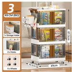 Versatile Storage Rack Trolley For Accessories