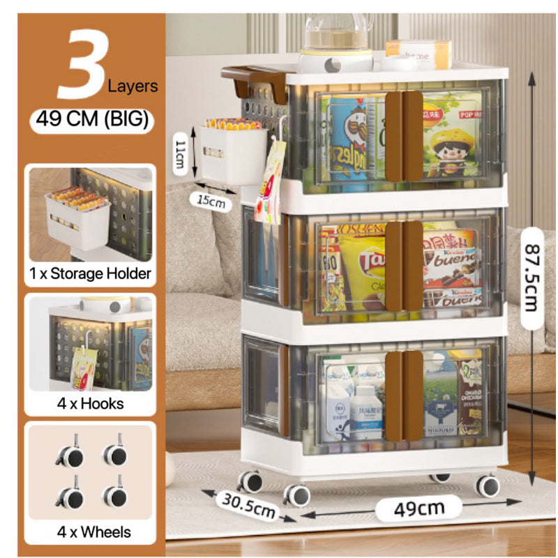 Versatile Storage Rack Trolley For Accessories