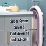 Baby Foldable Bathtub With Temperature Sensor