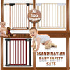 High Quality Baby Pet Safety Gate With Scandinavian Finishing