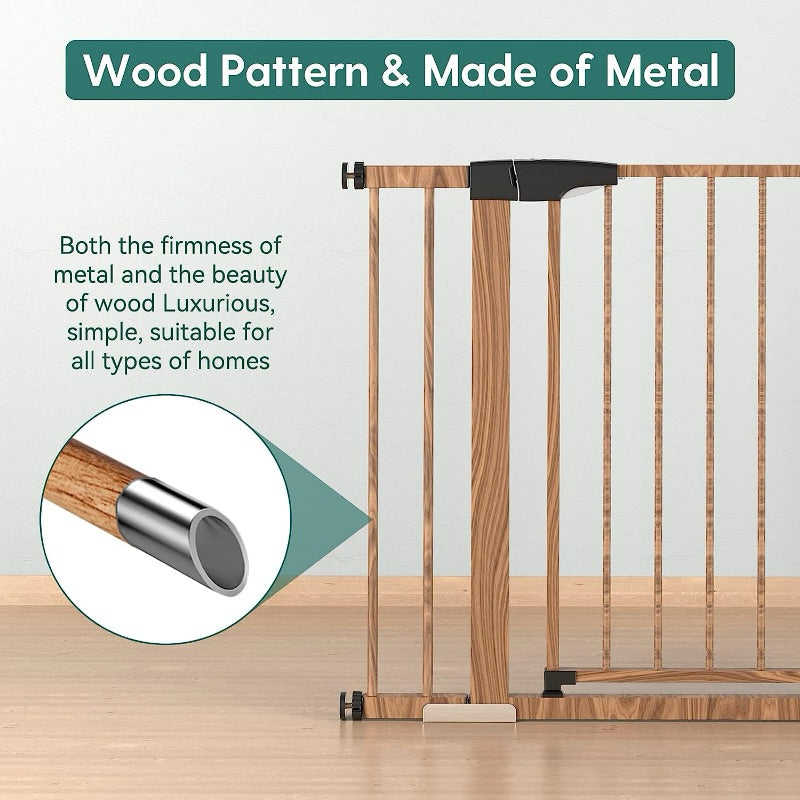 High Quality Baby Pet Safety Gate With Scandinavian Finishing