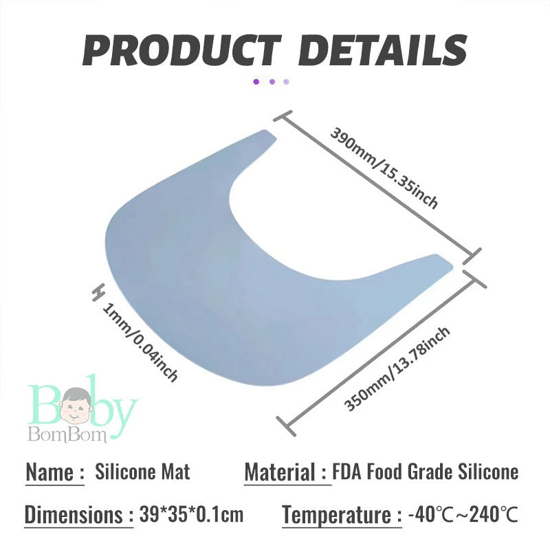 Silicone Baby Dining Mat Placemat For Stokke Tray