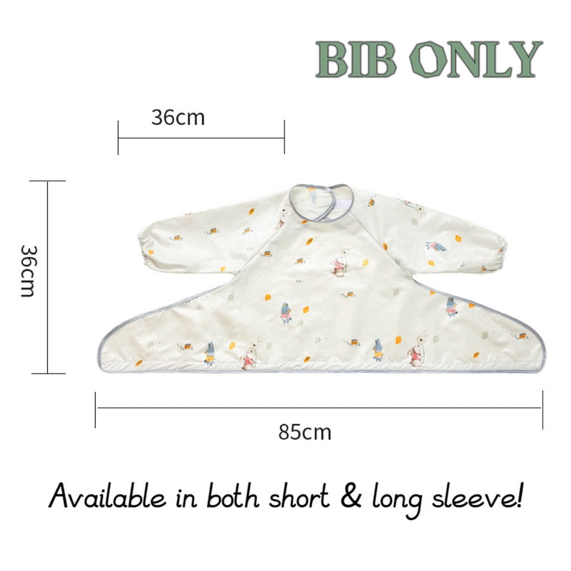 Waterproof Baby Dining BLW Tray With Bib