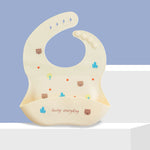 [BABY BOM BOM] Baby Food-grade Silicone Bibs Waterproof