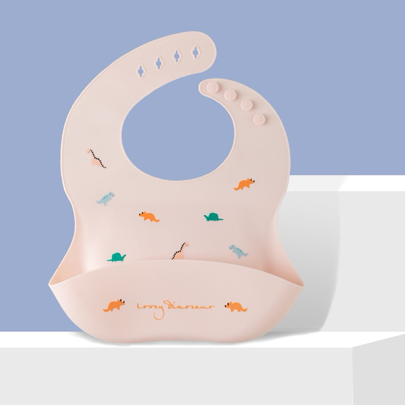 [BABY BOM BOM] Baby Food-grade Silicone Bibs Waterproof