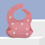 [BABY BOM BOM] Baby Food-grade Silicone Bibs Waterproof