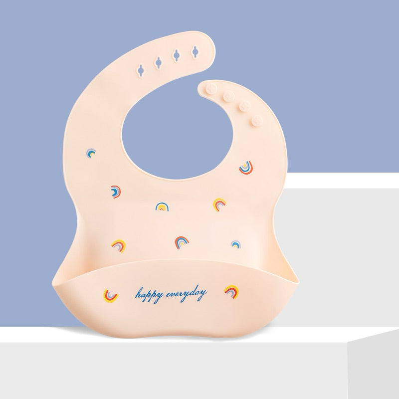 [BABY BOM BOM] Baby Food-grade Silicone Bibs Waterproof